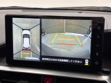 パノラマモニターは上から見下ろした様な感覚で位置を把握できます♪苦手な駐車も自信が持てます♪