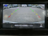 ギアを『R』に入れた後、カメラボタンを2回押すと、ナビ画面に後方の映像を映してくれるので、駐車がし易くなります。