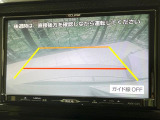 【バックカメラ】駐車時に後方がリアルタイム映像で確認できます。大型商業施設や立体駐車場での駐車時や、夜間のバック時に大活躍!運転スキルに関わらず、今や必須となった装備のひとつです!