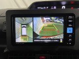 見えづらい車体後方部を映像で映し出してしっかりサポート!難しいバック駐車も安心です♪
