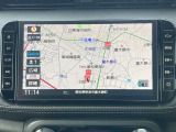 日産オリジナルナビゲーション。9インチワイドモニター。