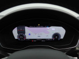 必要に応じてメーター内に地図や車両のインフォメーションなどを切り替え表示できる12.3インチバーチャルコクピット