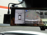 アラウンドビューモニターが付いていて、お車を空から見たような目線で駐車できます