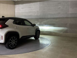 LEDヘッドランプです。十分な明るさを保ちつつも消費電力が少なく、バルブ寿命も長いのが特徴です。瞬時にMAXの光量を発揮するのもLEDならではです。