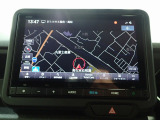 ホンダ純正ナビなのでダッシュボードにスッキリと収まっています。土地勘の無い所でも道に迷わず安心ですね!