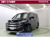 迫力あるフロントフェイスの【ノアHV】。この車は車検整備付です。広い室内と多彩なシートアレンジが人気で、大人数でのドライブや大きな荷物を積んでのレジャーに活躍してくれますよ。