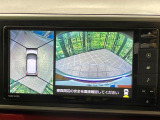 【パノラマモニター】専用のカメラにより、上から見下ろしたような視点で360度クルマの周囲を確認することができます☆死角部分も確認しやすく、狭い場所での切り返しや駐車もスムーズに行えます。