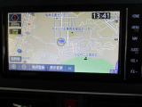 社外品ナビを装着。タッチパネル式で使いやすく、お出かけもラクラクです。