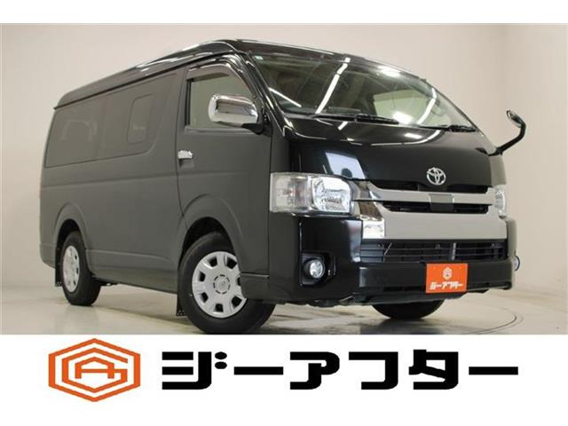 ハイエース 2.7 GL ロング ミドルルーフ 後席モニター 禁煙車 アルパイン11インチ