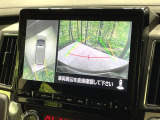 【マルチアラウンドモニター】専用のカメラにより、上から見下ろしたような視点で360度クルマの周囲を確認することができます☆死角部分も確認しやすく、狭い場所での切り返しや駐車もスムーズに行えます。