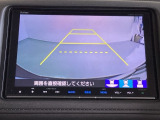 便利な3ビュー切り替え、ガイド線表示付きのバックカメラです。後退時、後方の視界をサポートします