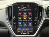 11.6インチのセンターインフォメーションディスプレイが目を引きます。CarPlayやAndroid Autoにも対応しています。