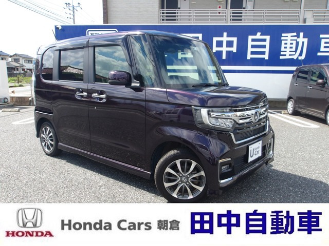 N-BOXカスタム L 1オーナー/社外SDナビ/Bluetooth/禁煙車
