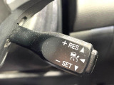 【クルーズコントロール】高速道路もラクラク走行。アクセルを離しても一定速度で走行ができ、長距離運転時の負担を軽減!加速・減速も簡単なスイッチ操作で調整できます。