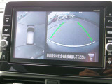 まるで上空から見下ろしているような感じで駐車が楽にできるインテリジェントアラウンドビューモニター!幅寄せが苦手な方でもサイドビューで確認することができますよ♪