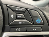 ハンドルにはプロパイロットスイッチが装着されています。高速道路などアクセルを踏んだままでの走行の時、手元のスイッチ操作でアクセルを踏まなくても速度を保つことができます。