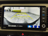 バックカメラの画像です。車庫入れの安心感がアップしますね☆