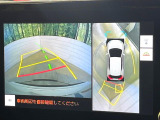 【パノラミックビューモニター】専用のカメラにより、上から見下ろしたような視点で360度クルマの周囲を確認することができます☆死角部分も確認しやすく、狭い場所での切り返しや駐車もスムーズに行えます。