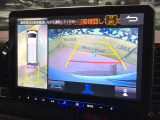 【パノラミックビューモニター】専用のカメラにより、上から見下ろしたような視点で360度クルマの周囲を確認することができます☆死角部分も確認しやすく、狭い場所での切り返しや駐車もスムーズに行えます。