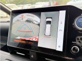 【パノラミックビューモニター】装備で空の上から見下ろすような視点で駐車が可能です☆前後左右の状況を把握出来るので安心感が違いますね(^^♪