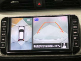 【アラウンドビューモニター】車を上から見下ろしているかのような映像で周囲の状況がひと目で確認、狭い駐車場に駐車するときも安心です♪♪障害物などがあると警告音がなりますので安心して駐車が出来ます★