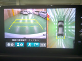 マルチビューカメラシステム。前後左右にカメラがついているのでとっても安心ですね。