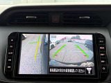 ナビのOPTボタンを二回押すことで運転席からの死角もカバーできます