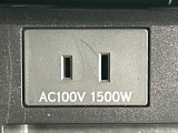 【1500Wアクセサリーコンセント】消費電力1500Wまでの家電が使えます。キャンプやスポーツ・アウトドアでのアクティビティはもちろん、災害・停電の際に大活躍♪
