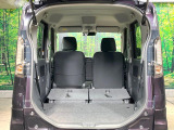 普段のお買い物や通勤、送迎等に十分な荷室スペースを確保しております。セカンドシートを倒すと、大きな荷物の積載も可能です♪