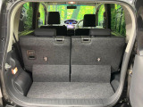 普段のお買い物や通勤、送迎等に十分な荷室スペースを確保しております。セカンドシートを倒すと、大きな荷物の積載も可能です♪