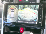 【パノラミックビューモニター】専用のカメラにより、上から見下ろしたような視点で360度クルマの周囲を確認することができます☆死角部分も確認しやすく、狭い場所での切り返しや駐車もスムーズに行えます。