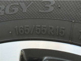 タイヤサイズは【165/55R15】