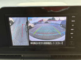 ナビのOPTボタンを二回押すことで運転席からの死角もカバーできます