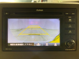 リアカメラ付で、後方を画面で確認。車庫入れも安心です。もちろん、バックギアと連動しています。