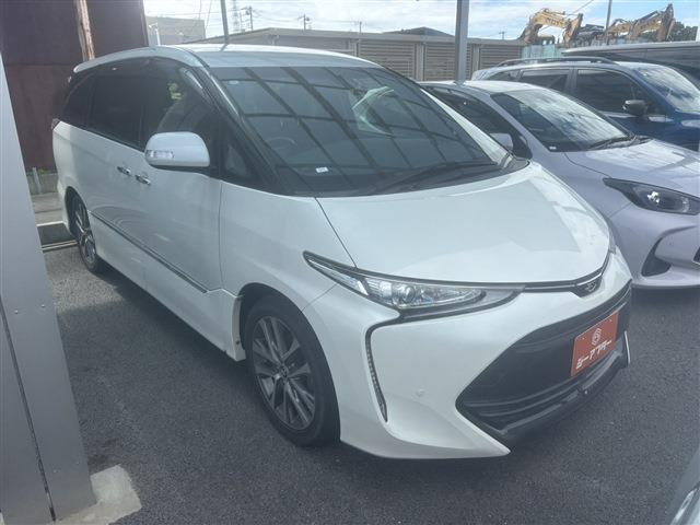 エスティマ 2.4 アエラス プレミアムG 禁煙車 アルパイン9インチナビ