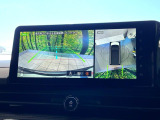 【アラウンドビューモニター】専用のカメラにより、上から見下ろしたような視点で360度クルマの周囲を確認することができます☆死角部分も確認しやすく、狭い場所での切り返しや駐車もスムーズに行えます。