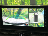 【アラウンドビューモニター】専用のカメラにより、上から見下ろしたような視点で360度クルマの周囲を確認することができます☆死角部分も確認しやすく、狭い場所での切り返しや駐車もスムーズに行えます。