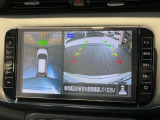 【アラウンドビューモニター】専用のカメラにより、上から見下ろしたような視点で360度クルマの周囲を確認することができます☆死角部分も確認しやすく、狭い場所での切り返しや駐車もスムーズに行えます。