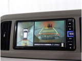 全周囲バックガイドカメラ付きです!ガイド線も出ますので、車庫入れも安心ですね!