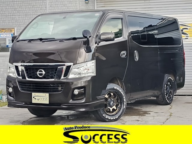 NV350キャラバン 2.5 プレミアムGX ロング ディーゼル 4WD 社外アルミ ホワイトレタ...