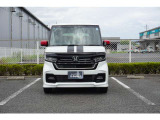 N-BOXカスタム Lターボ特別仕様車スタイル+ブラックに個性的なストライプとレッドミラー!
