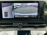 アラウンドビューモニターで左フロントタイヤの画像が見れますので幅寄時にも便利です。