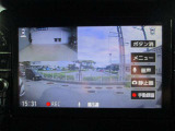 ナビモニターにドライブレコーダーの映像が表示できます。右のメニューからSDフォーマット等の設定も可能です。