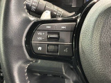 ステアリングにオーディオ操作スイッチが付いています。オーディオ画面に直接タッチしなくても操作が出来ますので、運転に集中できます。
