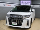 迫力を感じさせるアルパイン大画面ナビ、後席TV付きの車です。