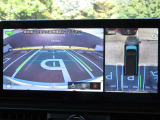 【アラウンドビューモニター】上から見下ろした様な画像で、駐車の際に役立ちます ♪ 純正ナビですのでナビ画面で大きく確認が出来ます!