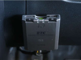 ETC車載器付きです。高速道路の料金所もスムーズに通過出来ます。
