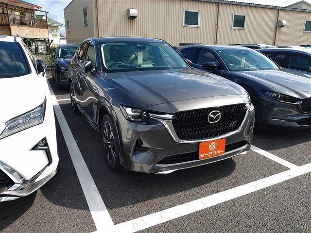 CX-60 2.5 PHEV エクスクルーシブモダン 4WD 禁煙車 純正12インチナビ フルセグ