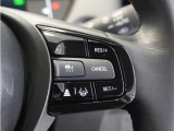 ◆アダプティブクルーズコントロール◆予め設定した車速内でクルマが自動的に加減速。前走車との適切な車間距離を維持しながら追従走行します。【LKAS】車線維持支援システムでステアリング操作を支援。