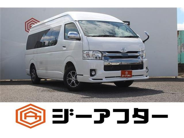 ハイエース 2.7 グランドキャビン 4WD 禁煙車 社外ナビ フルセグTV バックカメ